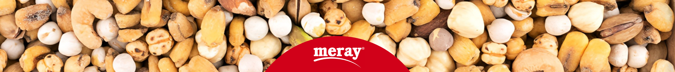 meray Banner mit einem Buntem Nuss Mix