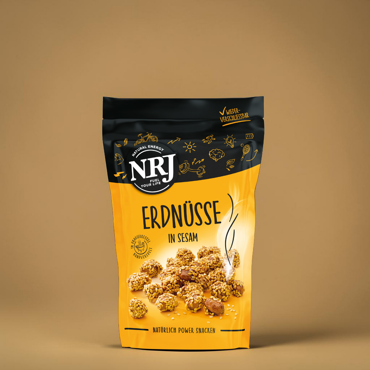 (1 Box) NRJ® Nüsse Pistzien Mandeln Cashew Macadamia Walnüsse Sonnenblumenkerne Studentenfutter