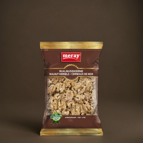150g Packung Meray naturbelassene Walnusskerne– Premium Qualität, gesunde Snacks mit hohem Vitamin E gehalt.