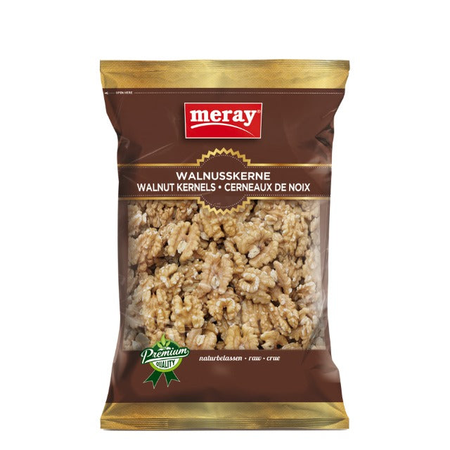 150g Packung Meray naturbelassene Walnusskerne– Premium Qualität, gesunde Snacks mit hohem Vitamin E gehalt.