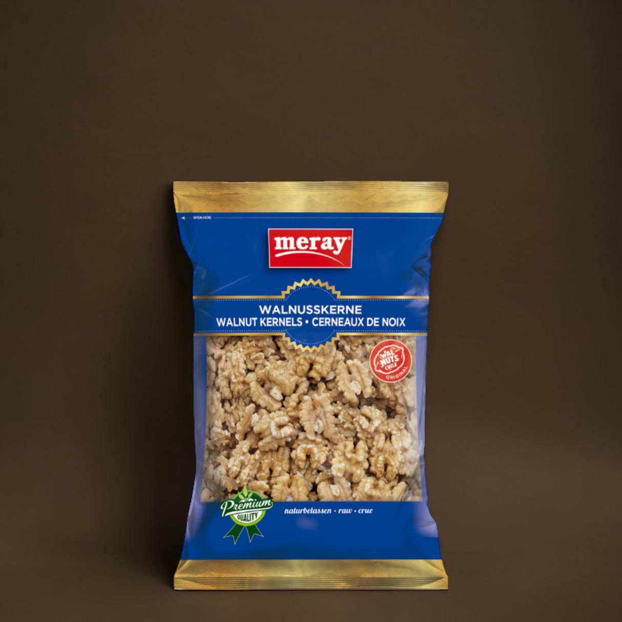 150g Packung Meray naturbelassene Walnusskerne– Premium Qualität, gesunde Snacks mit hohem Vitamin E gehalt.