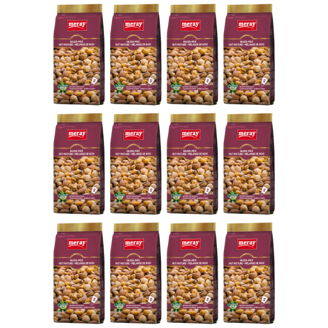 300g Meray Nuss-Mix geröstet und gesalzen – hochwertige Nussmischung für bewusste Ernährung und Knabbergenuss