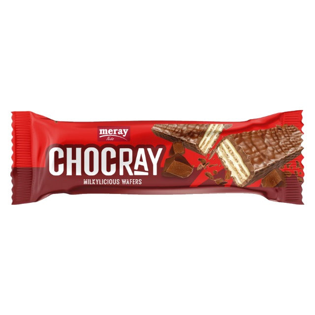 meray Chocray Waffel Riegel mit Milchschokolade