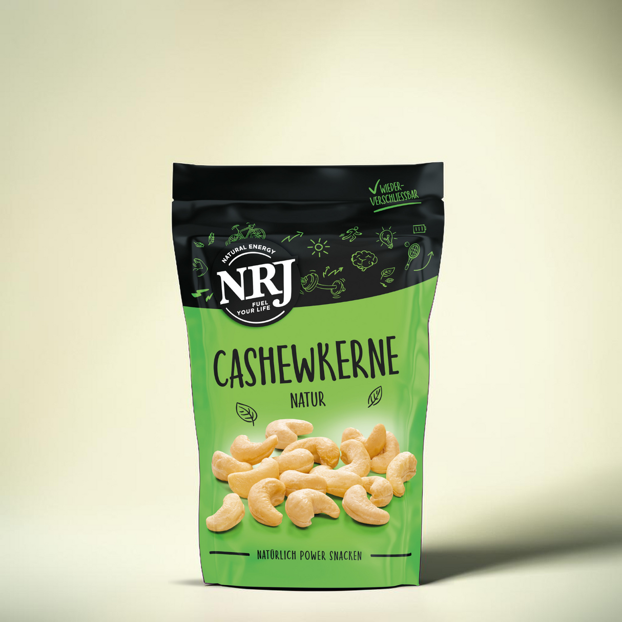 (1 Box) NRJ® Nüsse Pistzien Mandeln Cashew Macadamia Walnüsse Sonnenblumenkerne Studentenfutter