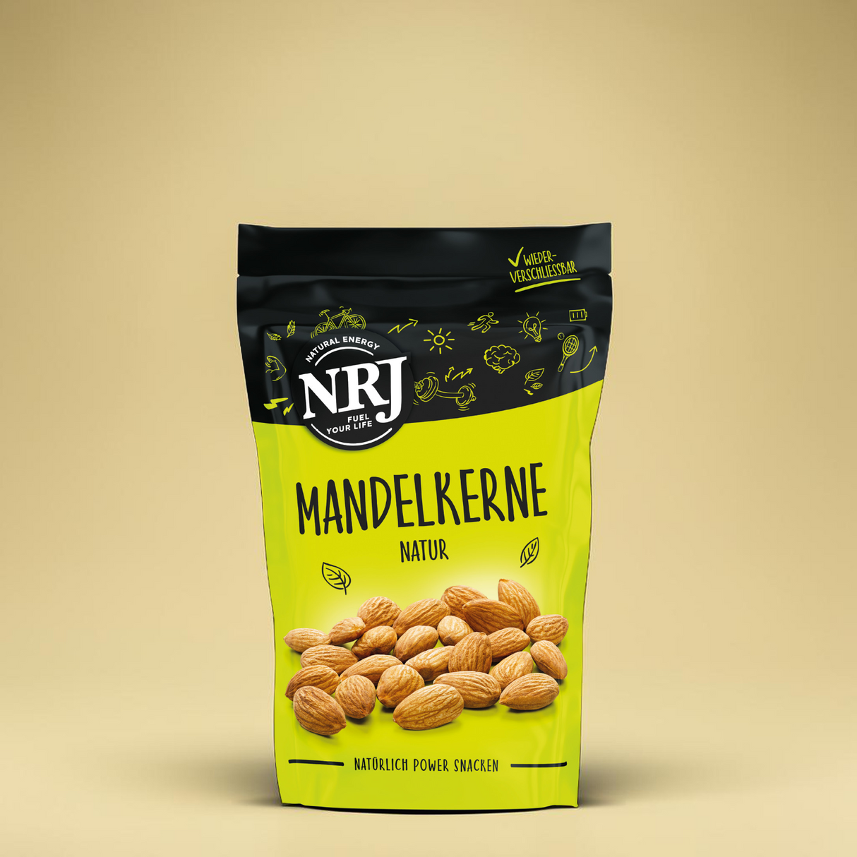 (1 Box) NRJ® Nüsse Pistzien Mandeln Cashew Macadamia Walnüsse Sonnenblumenkerne Studentenfutter