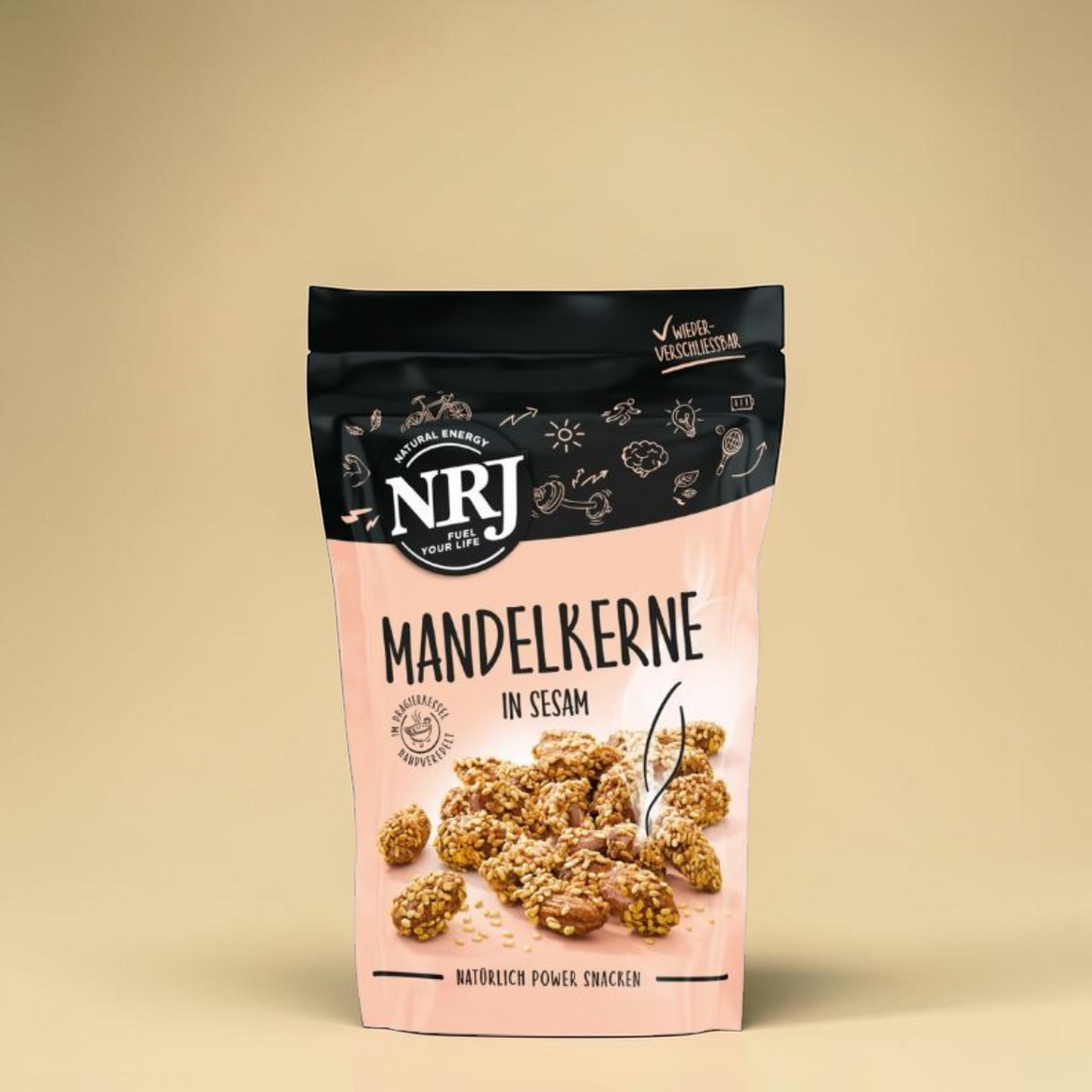 (1 Box) NRJ® Nüsse Pistzien Mandeln Cashew Macadamia Walnüsse Sonnenblumenkerne Studentenfutter