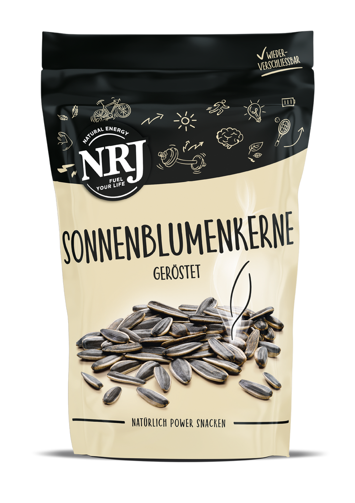 NRJ Sonnenblumenkerne geröstet und ungesalzen.