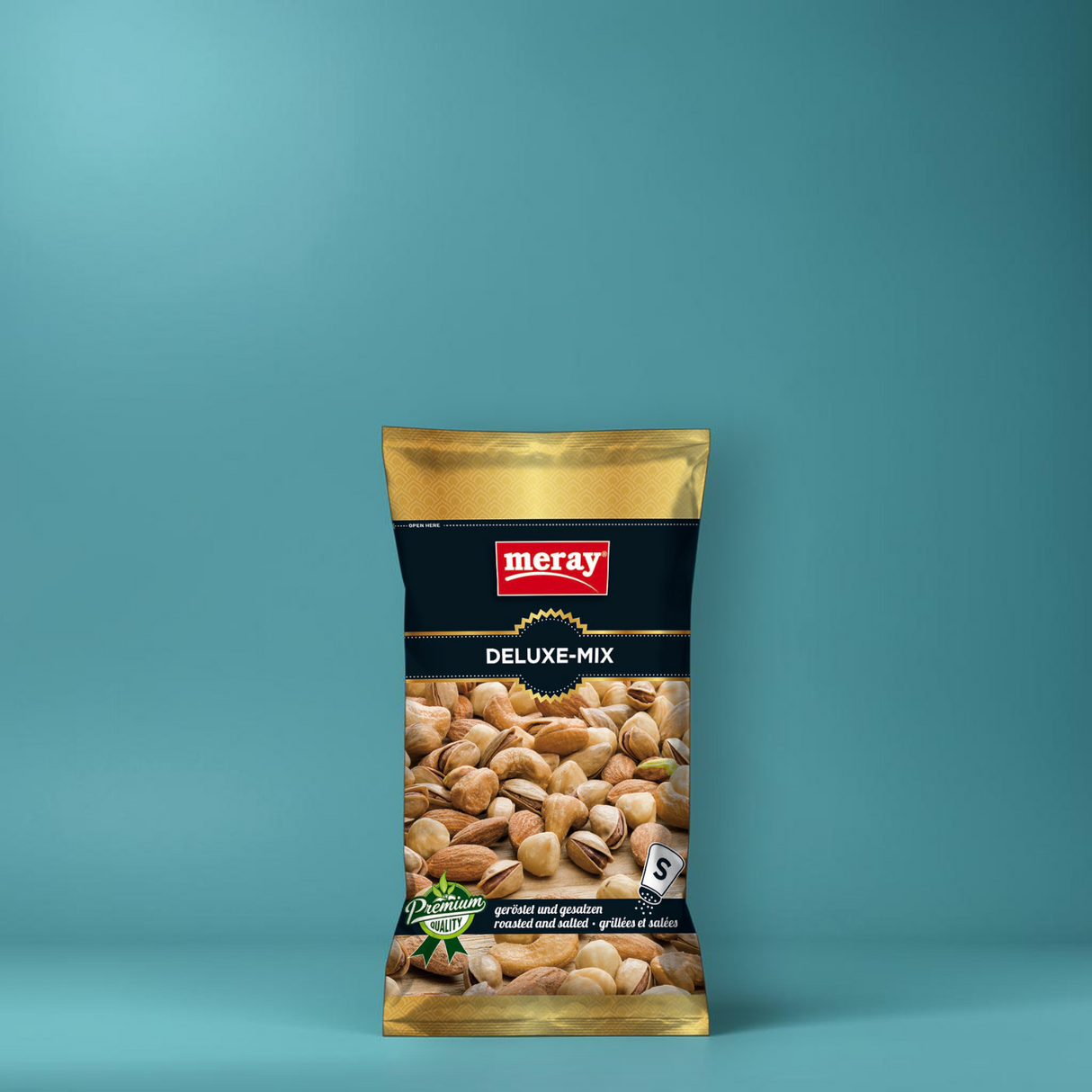 (1 Karton / 12 Stück) meray® DELUXE MIX geröstet & gesalzen