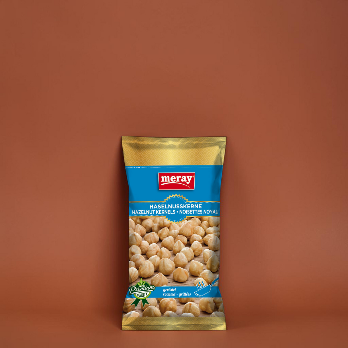 (1 Karton / 12 Stück) meray® HASELNUSSKERNE geröstet