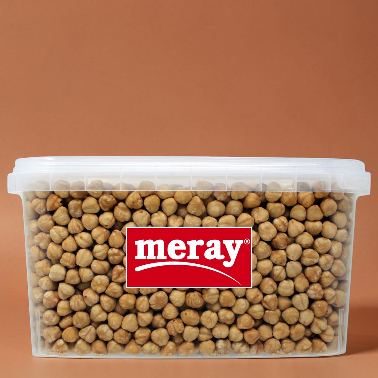(2,5kg Snack Box) meray® HASELNUSSKERNE blanchiert - geröstet - ungesalzen Großpackung