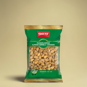 225g Packung Meray naturbelassene Mandelkerne – Premium Qualität, gesunde Snacks mit hohem Proteingehalt