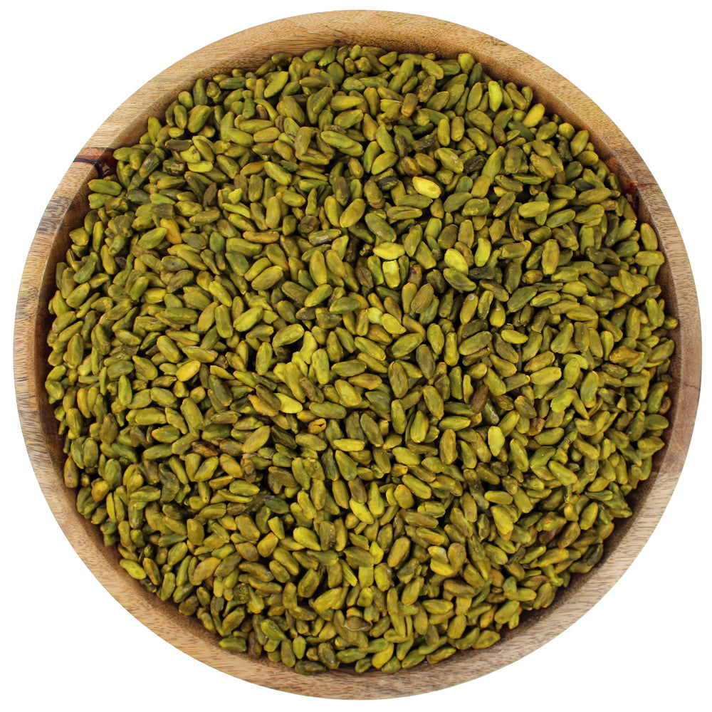 "BULK" <br> <br> Pistazienkerne <br> ohne Haut <br><br> Qualität: Grün blanchiert <br><br> Herkunft: Türkei